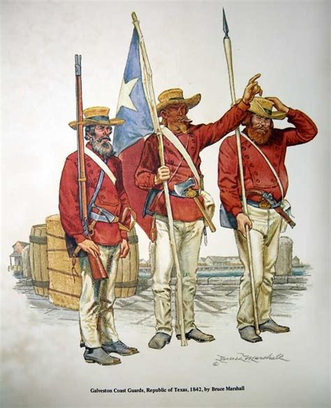 texas military uniforms 1836